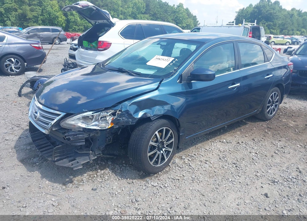 2014 NISSAN SENTRA SV VIN: 3N1AB7AP0EY323855