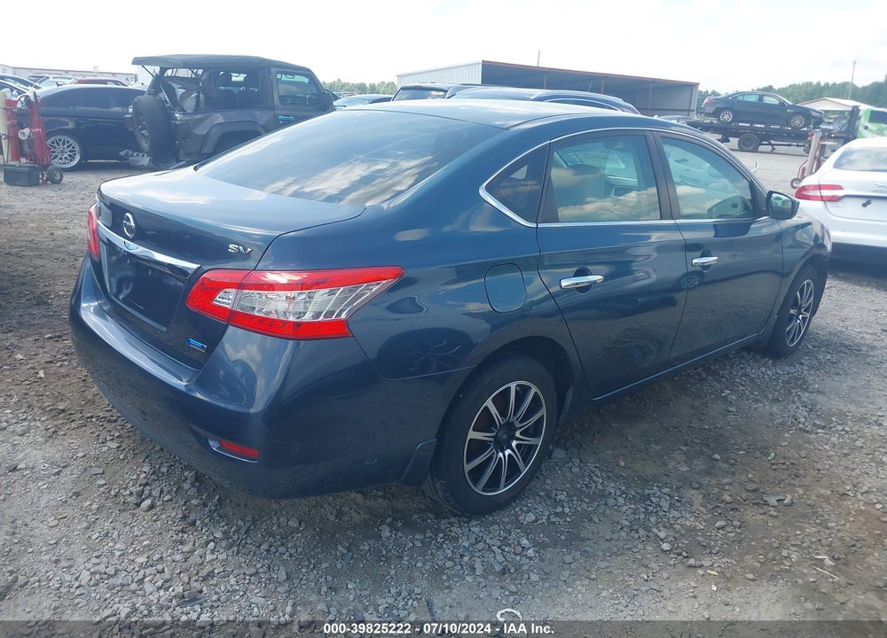 2014 NISSAN SENTRA SV VIN: 3N1AB7AP0EY323855