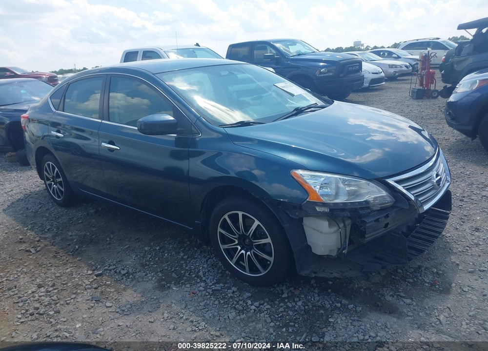 2014 NISSAN SENTRA SV VIN: 3N1AB7AP0EY323855