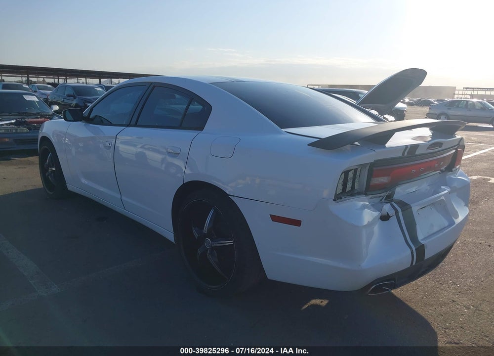 2013 DODGE CHARGER SE VIN: 2C3CDXBG8DH622629
