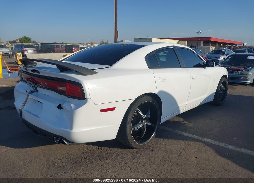 2013 DODGE CHARGER SE VIN: 2C3CDXBG8DH622629