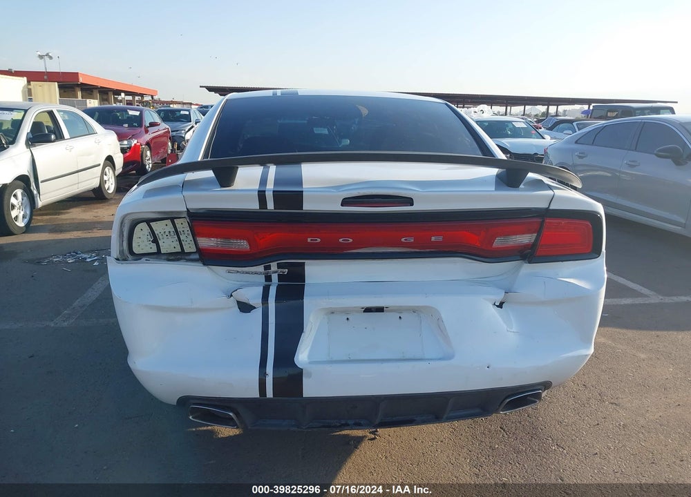 2013 DODGE CHARGER SE VIN: 2C3CDXBG8DH622629
