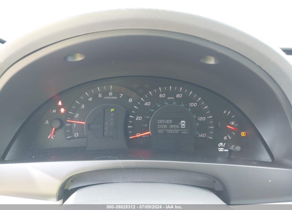 2008 TOYOTA CAMRY XLE VIN: 4T1BE46K08U217946