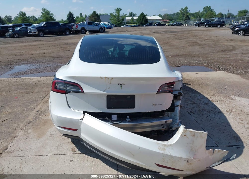 2020 TESLA MODEL 3 LONG RANGE DUAL MOTOR ALL-WHEEL DRIVE VIN: 5YJ3E1EB7LF783161