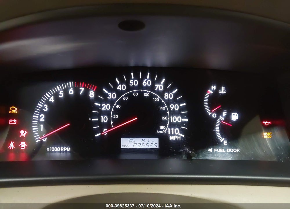 2007 TOYOTA COROLLA LE VIN: 2T1BR32E67C828045