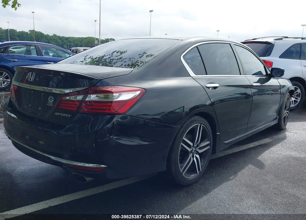 2016 HONDA ACCORD SPORT VIN: 1HGCR2F58GA034372