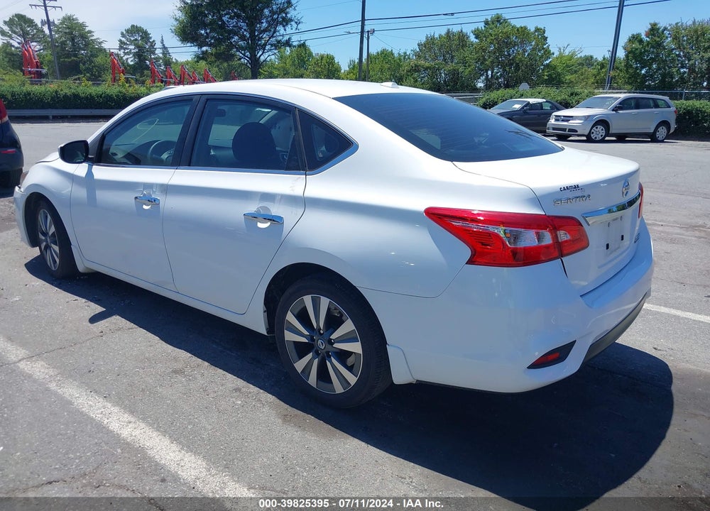 2019 NISSAN SENTRA SV VIN: 3N1AB7AP2KY261449