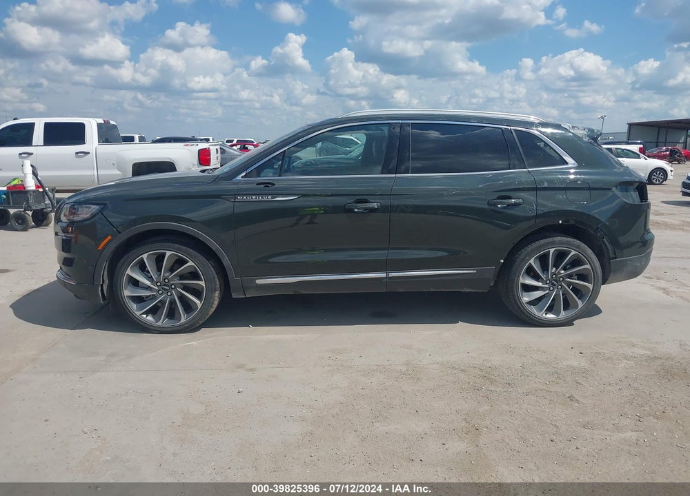 2022 LINCOLN NAUTILUS RESERVE VIN: 2LMPJ8KP5NBL25754