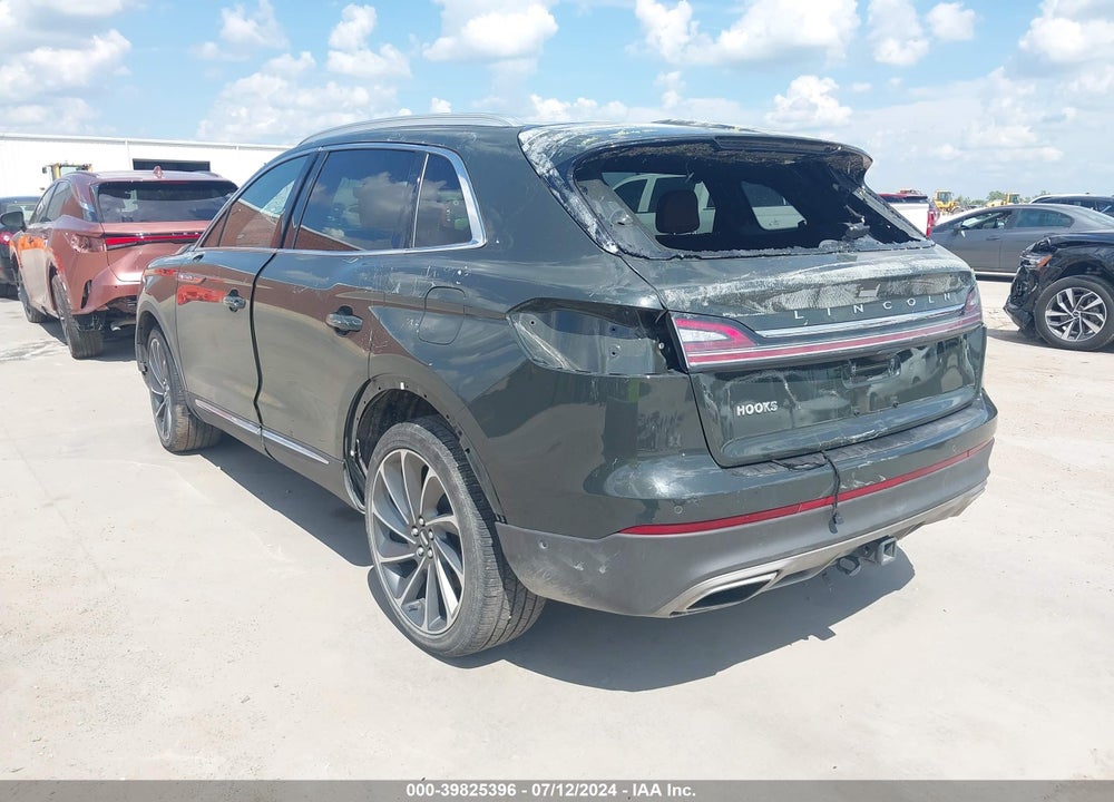 2022 LINCOLN NAUTILUS RESERVE VIN: 2LMPJ8KP5NBL25754