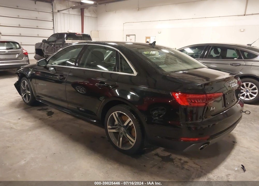 2017 AUDI A4 2.0T PREMIUM VIN: WAUENAF48HN004445