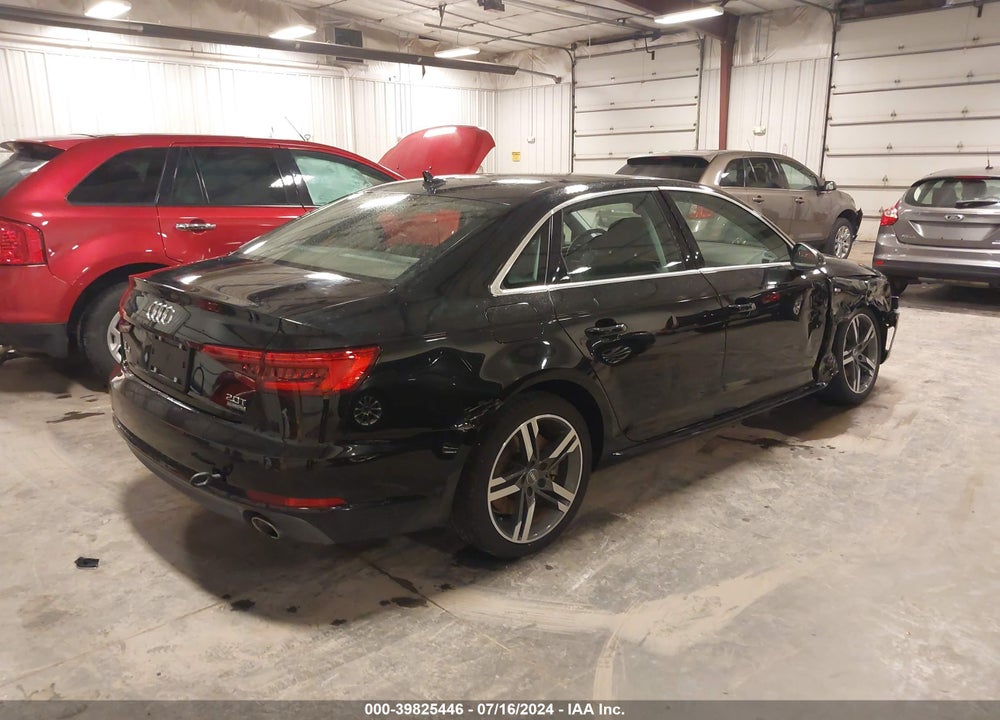 2017 AUDI A4 2.0T PREMIUM VIN: WAUENAF48HN004445