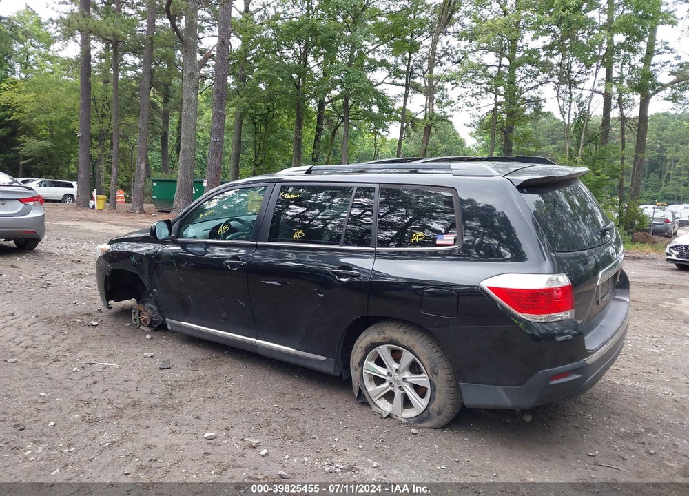 2013 TOYOTA HIGHLANDER SE V6 VIN: 5TDBK3EH7DS277170