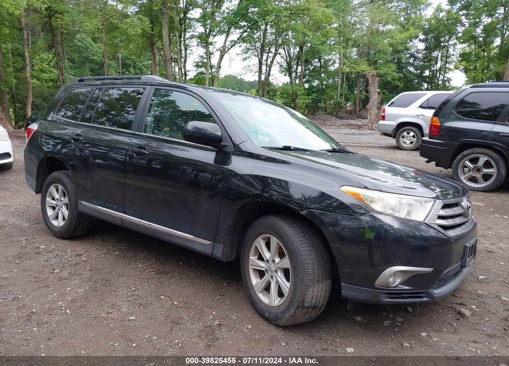 2013 TOYOTA HIGHLANDER SE V6 VIN: 5TDBK3EH7DS277170