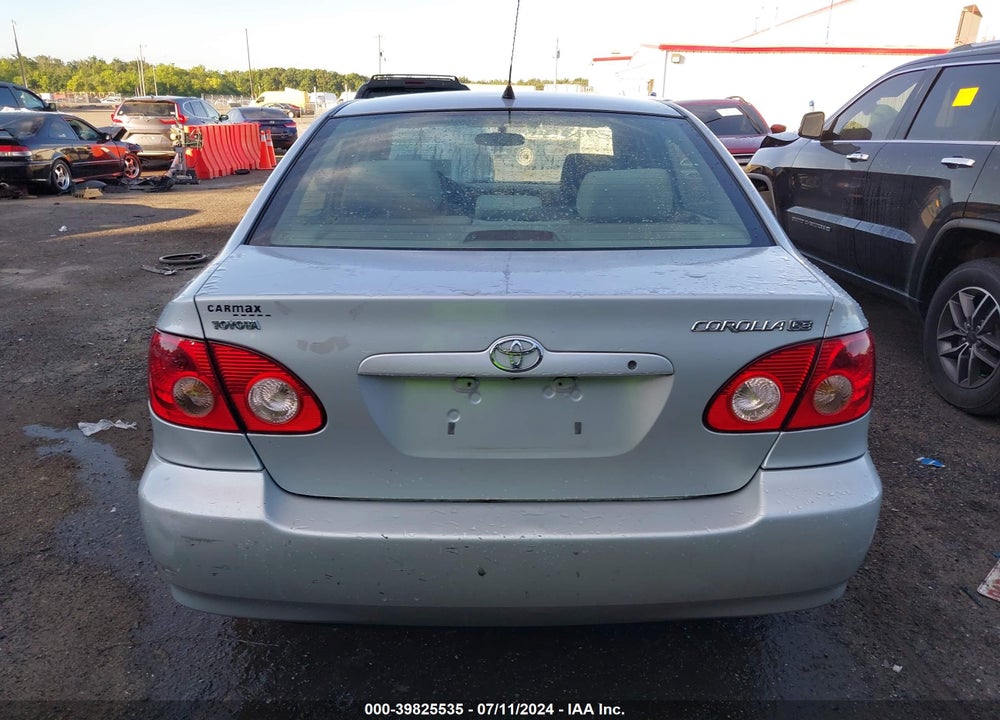 2008 TOYOTA COROLLA LE VIN: 2T1BR30EX8C898314