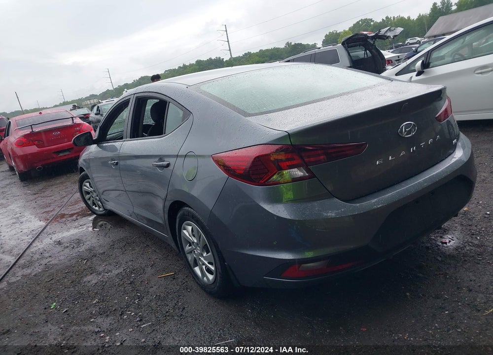 2019 HYUNDAI ELANTRA SE VIN: KMHD74LFXKU882600