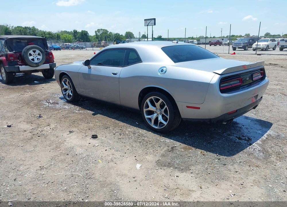 2015 DODGE CHALLENGER SXT PLUS VIN: 2C3CDZBG3FH702595