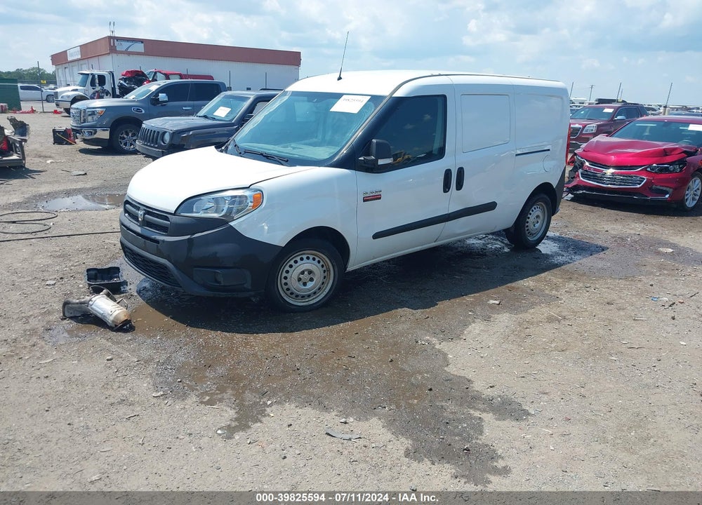 2016 RAM PROMASTER CITY TRADESMAN VIN: ZFBERFAT6G6B02018