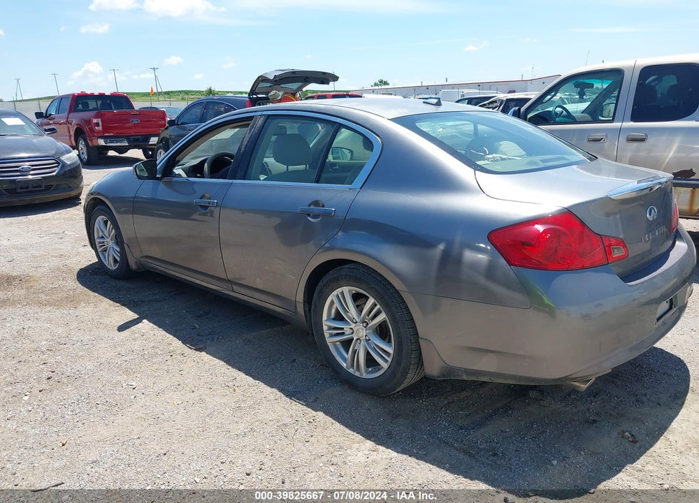 2012 INFINITI G25 JOURNEY VIN: JN1DV6AP4CM701206