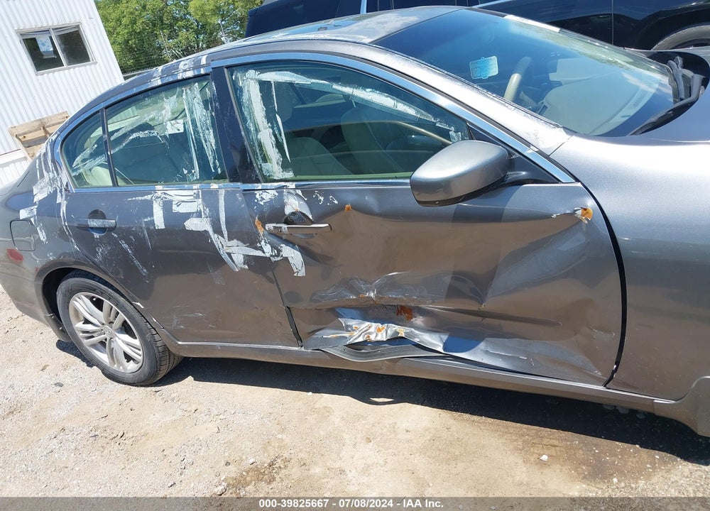 2012 INFINITI G25 JOURNEY VIN: JN1DV6AP4CM701206