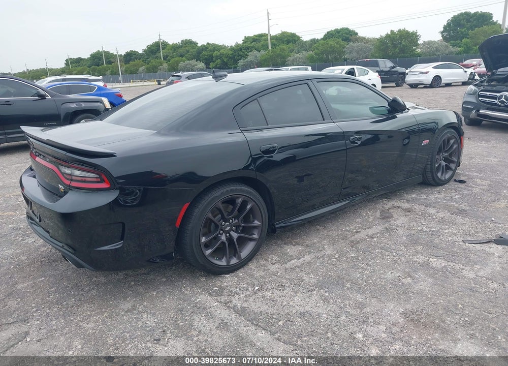 2022 DODGE CHARGER SCAT PACK VIN: 2C3CDXGJ4NH190272