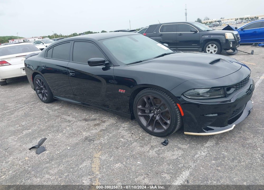 2022 DODGE CHARGER SCAT PACK VIN: 2C3CDXGJ4NH190272