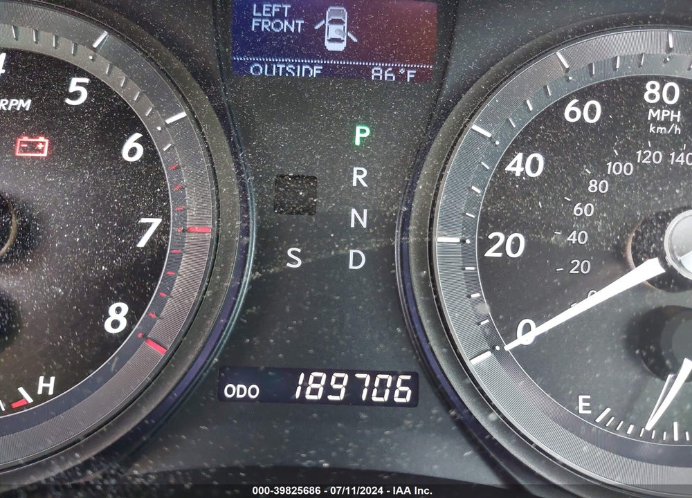 2009 LEXUS ES 350 VIN: JTHBJ46G492278787