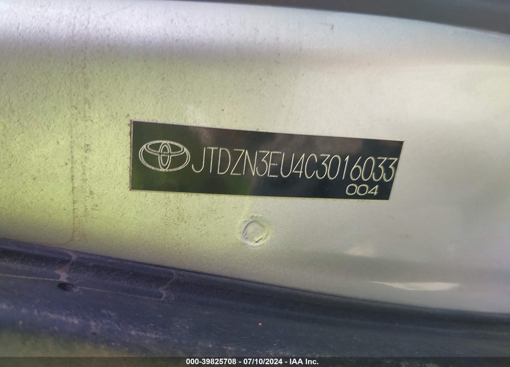 2012 TOYOTA PRIUS V THREE VIN: JTDZN3EU4C3016033