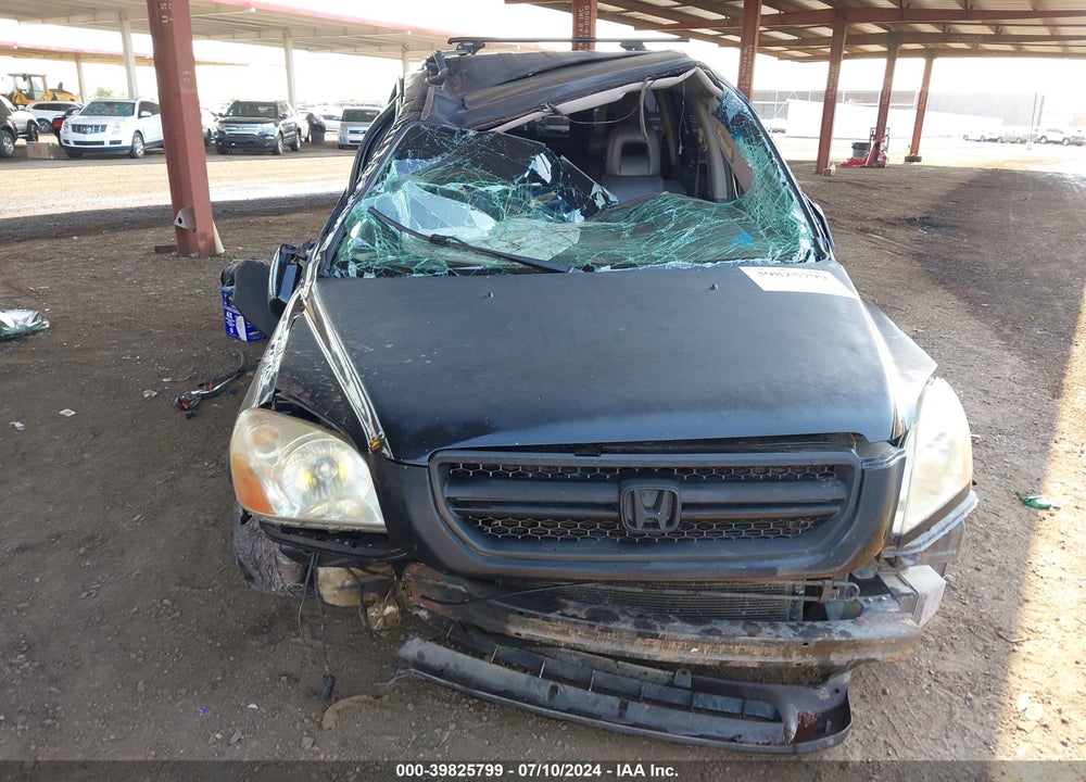 2005 HONDA PILOT EX-L VIN: 2HKYF18565H508863