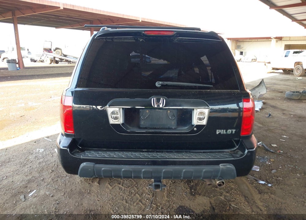 2005 HONDA PILOT EX-L VIN: 2HKYF18565H508863