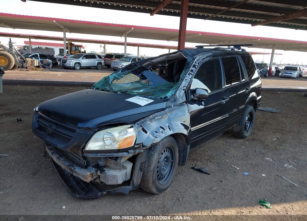 2005 HONDA PILOT EX-L VIN: 2HKYF18565H508863