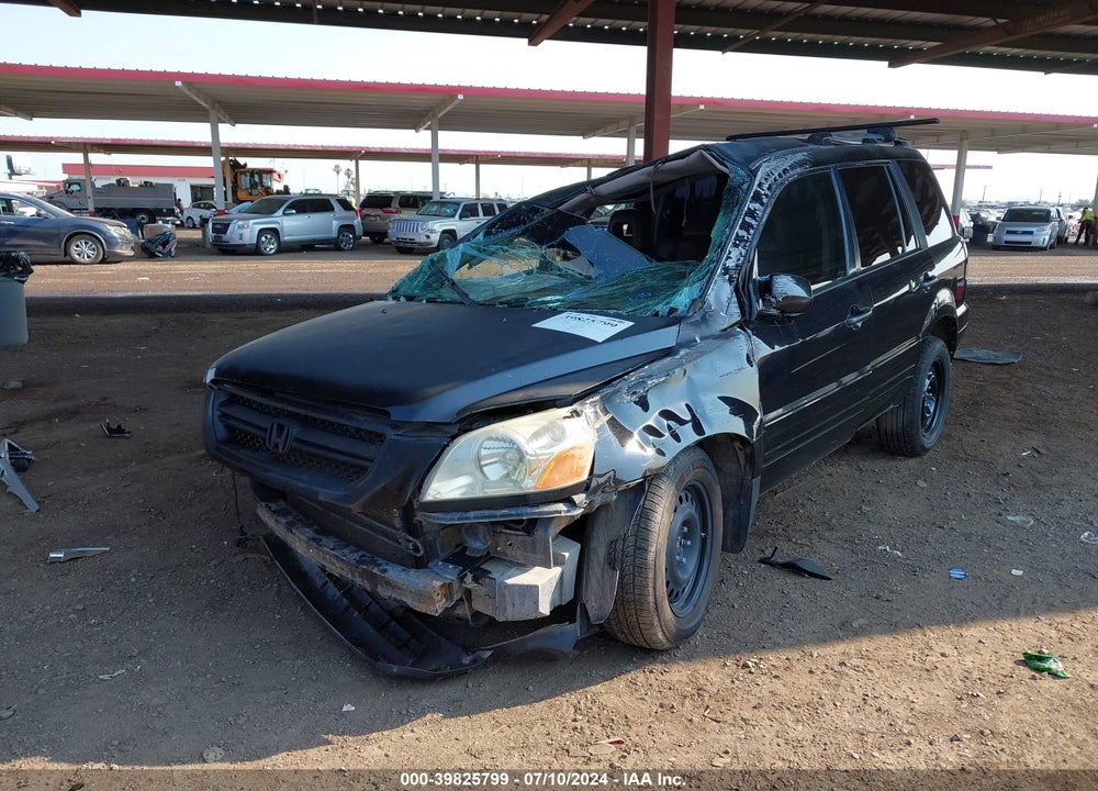2005 HONDA PILOT EX-L VIN: 2HKYF18565H508863