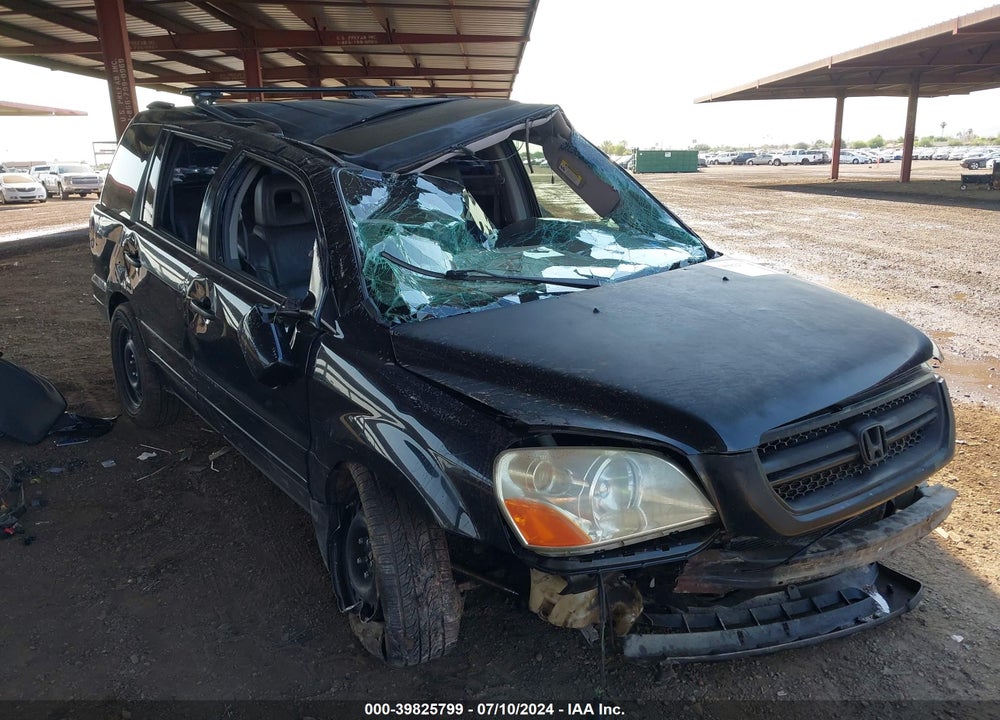 2005 HONDA PILOT EX-L VIN: 2HKYF18565H508863