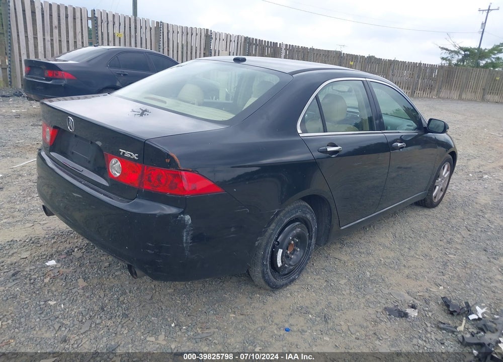 2005 ACURA TSX VIN: JH4CL96995C025529