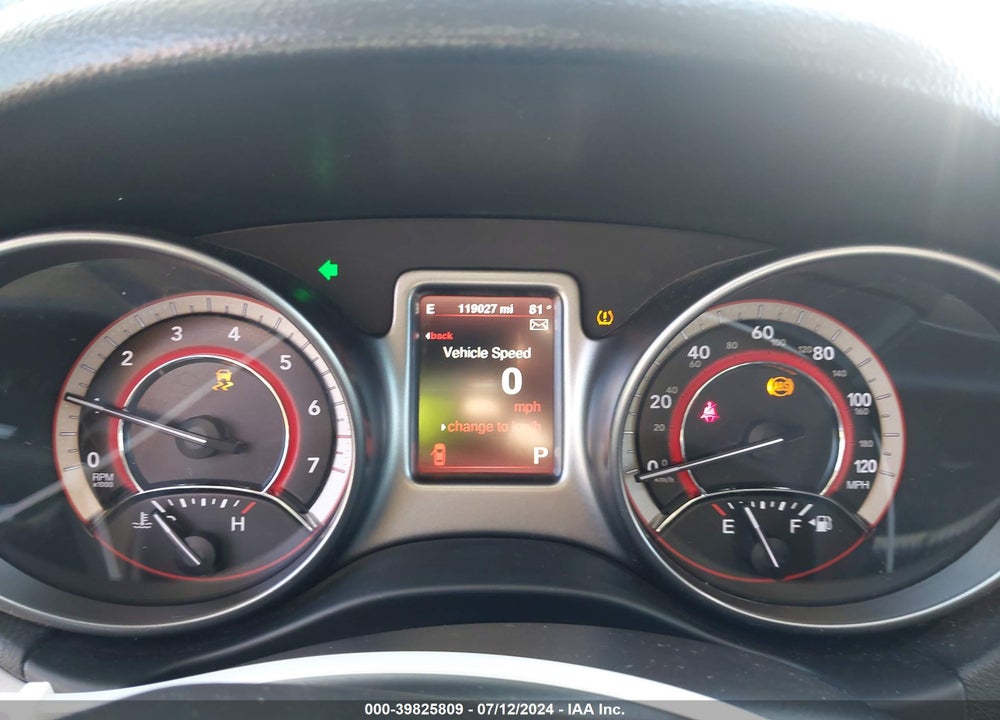 2015 DODGE JOURNEY CROSSROAD VIN: 3C4PDCGB5FT746189