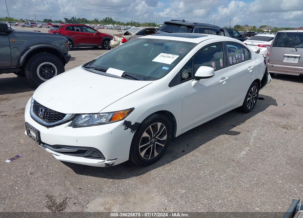 2013 HONDA CIVIC EX VIN: 2HGFB2F88DH553284
