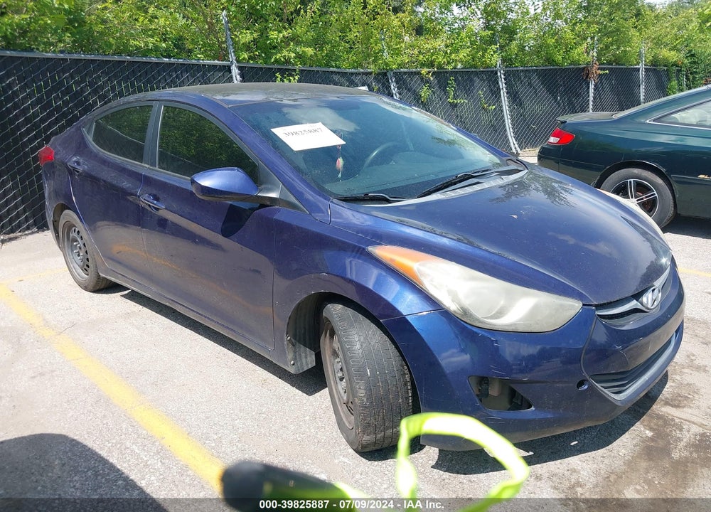 2011 HYUNDAI ELANTRA GLS VIN: 5NPDH4AE8BH001608