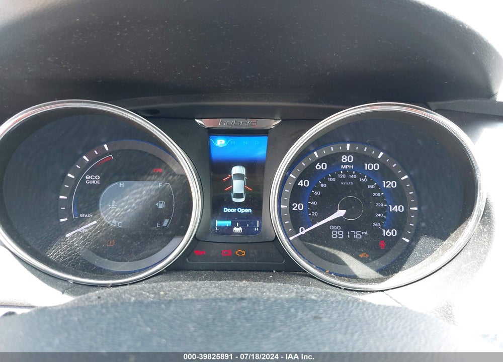 2013 HYUNDAI SONATA HYBRID LIMITED VIN: KMHEC4A4XDA082790