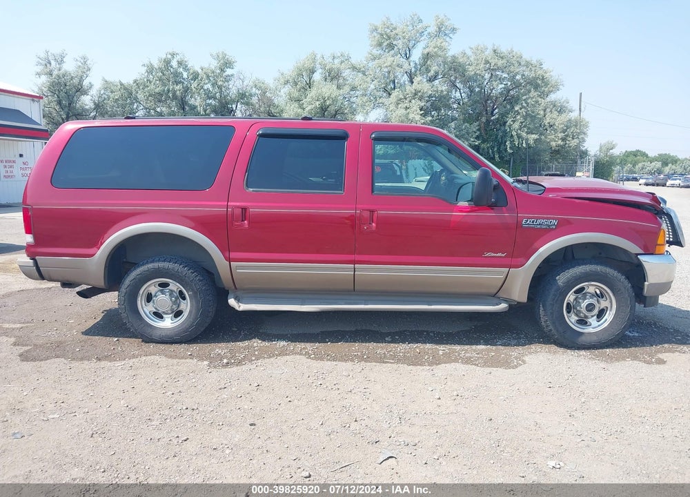 2000 FORD EXCURSION LIMITED VIN: 1FMSU43F0YEE53386