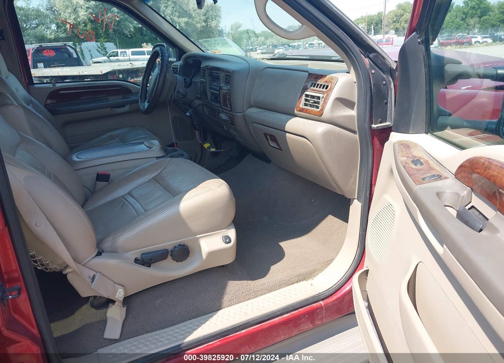 2000 FORD EXCURSION LIMITED VIN: 1FMSU43F0YEE53386