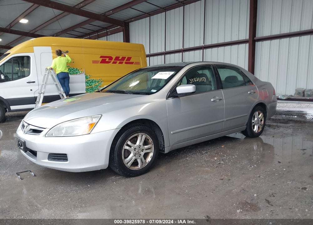 2007 HONDA ACCORD 2.4 EX VIN: 1HGCM56787A066191
