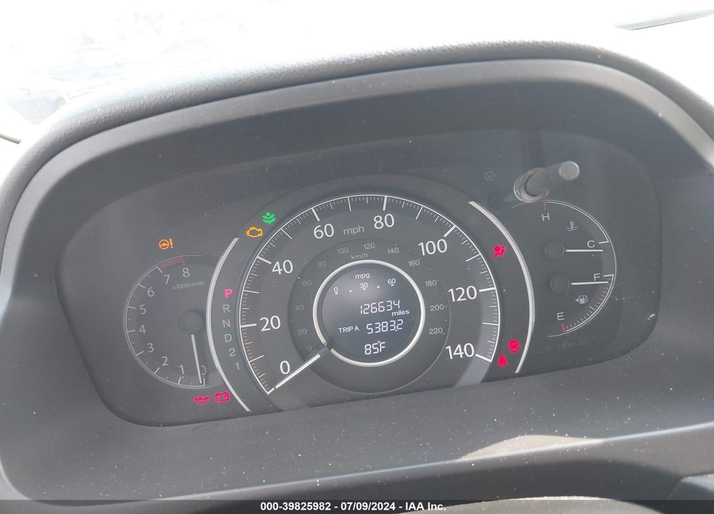2012 HONDA CR-V EX-L VIN: 2HKRM4H78CH602527