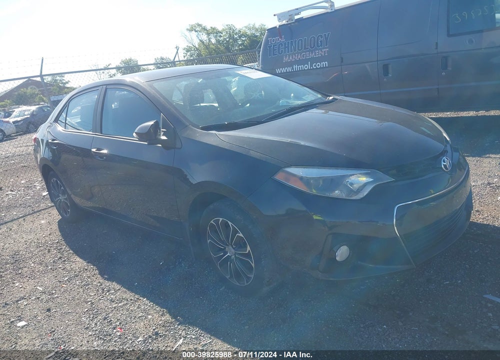 2016 TOYOTA COROLLA S VIN: 2T1BURHE7GC585757