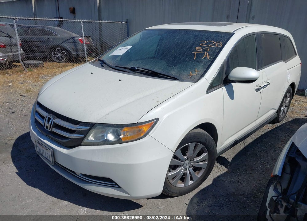 2015 HONDA ODYSSEY EX-L VIN: 5FNRL5H66FB093234