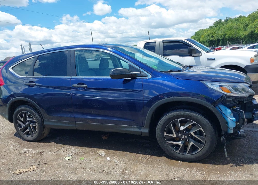 2016 HONDA CR-V SE VIN: 2HKRM4H42GH698666