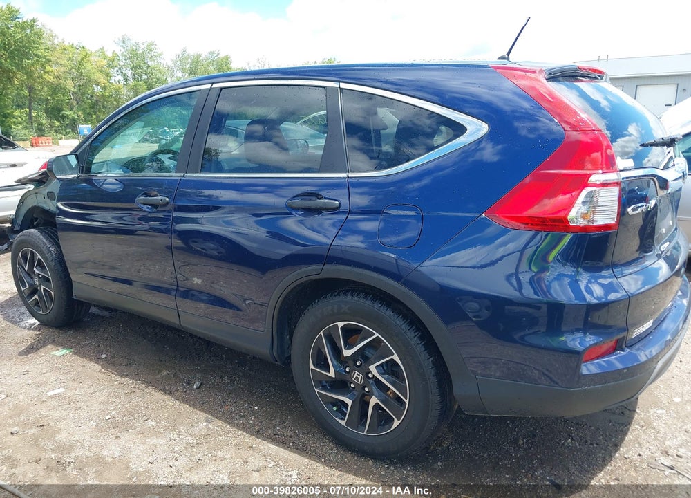 2016 HONDA CR-V SE VIN: 2HKRM4H42GH698666