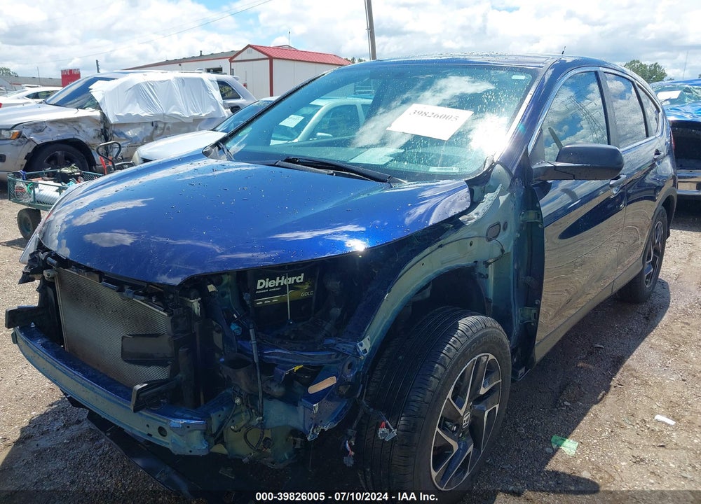 2016 HONDA CR-V SE VIN: 2HKRM4H42GH698666