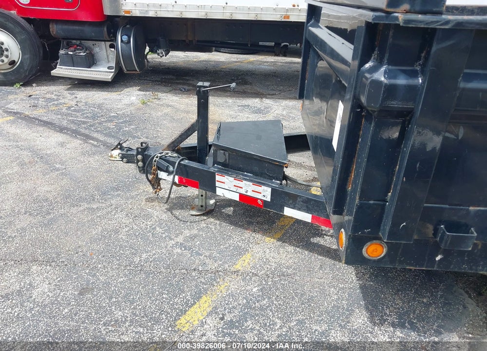 2017 LOAD TRAIL 14' DUMP TRAILER VIN: 4ZEDT1428H1140552