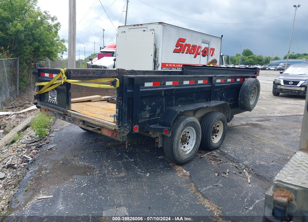 2017 LOAD TRAIL 14' DUMP TRAILER VIN: 4ZEDT1428H1140552
