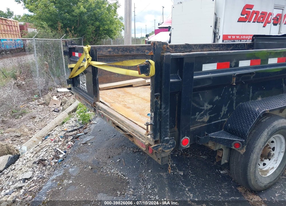 2017 LOAD TRAIL 14' DUMP TRAILER VIN: 4ZEDT1428H1140552