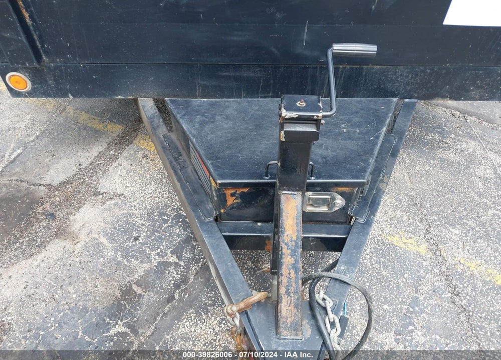 2017 LOAD TRAIL 14' DUMP TRAILER VIN: 4ZEDT1428H1140552